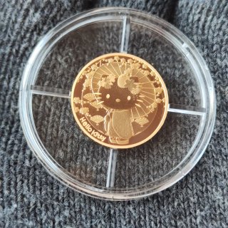 Moneda Oro Hello Kitty 1/4 oz