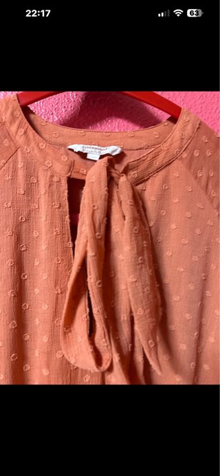 Vestido naranja talla 40 Corte Inglés