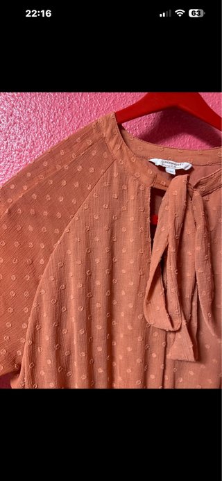 Vestido naranja talla 40 Corte Inglés