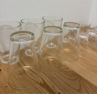6 Vasos y 6 Tazas Ikea