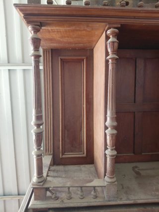 Aparador antiguo madera para restaurar