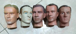 1:6 escala lote de cabezas