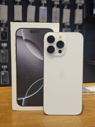 IPHONE 16 PRO MAX 256GB BLANCO 88% BATERÍA