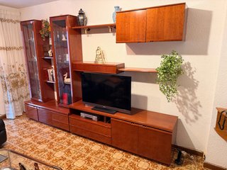 Mueble salón modular completo madera buen estado