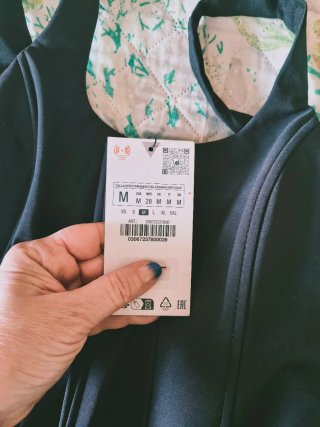 Mini abito Zara nero