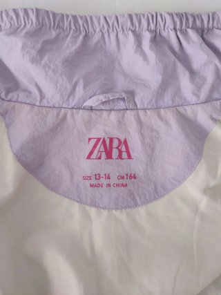 Chaqueta Cortavientos Zara Color Block Talla S