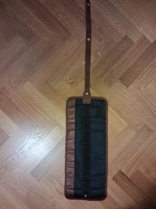 Astuccio da disegno arrotolabile simil pelle