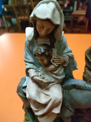 Figura Huida Egipto Yeso