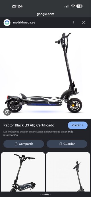 SmartGyro Raptor Patinete Eléctrico