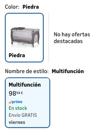 Cuna de viaje Hauck Sleep N Play Multifunción