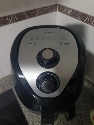 Freidora de aire negra