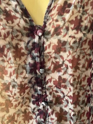 Blusa Zara Talla M Estampada