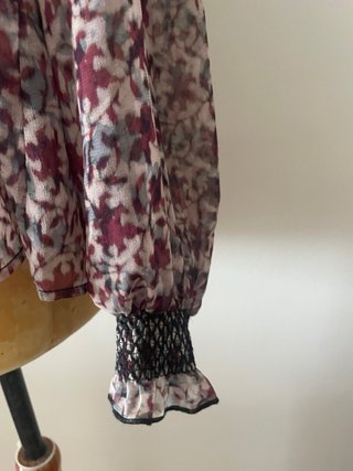 Blusa Zara Talla M Estampada