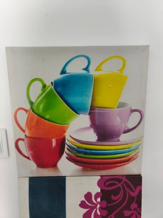 Lote de 2 cuadros decorativos