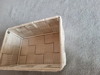 Cesta Pequena Arrumos Tecido