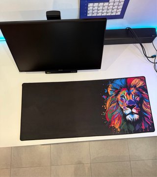 Alfombrilla XXL Gamer León Colorida