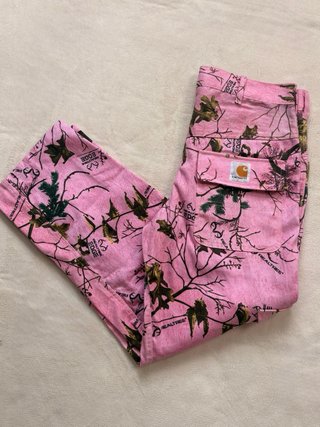 Carhartt Cargo Pink Camo Pants Talla 36