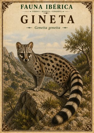 Pósters de Fauna Ibérica tamaño A3 para decorar.