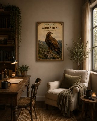 Pósters de Fauna Ibérica tamaño A3 para decorar.