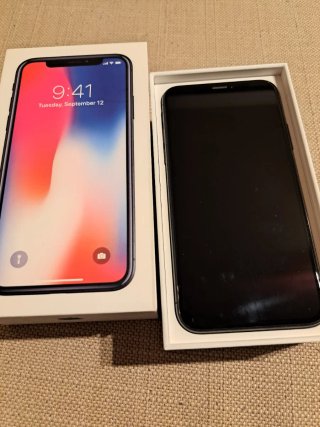 iPhone X 256 GB Negro/Gris Espacial
