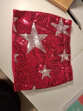Falda pantalón lentejuelas estrellas