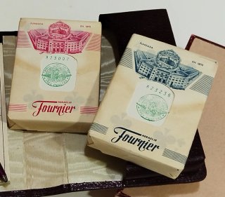 Estuche Piel Heraclio Fournier Años 60 PRECINTADO