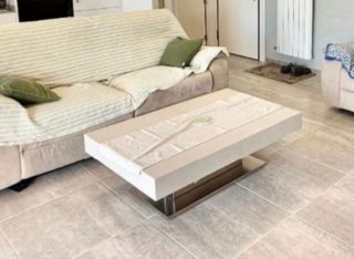 Mesa extensible ARES FOLD B/M01 gris claro
