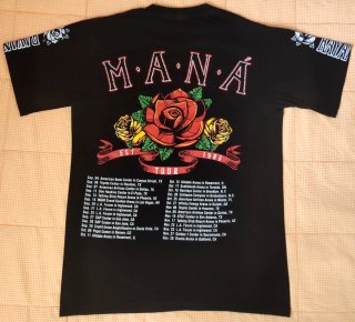 Maná T Shirt Vintage 1986 Rayando el Sol Rock
