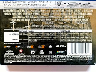 Steelbook Gladiator 4K Ultra HD + 2 Blu-ray