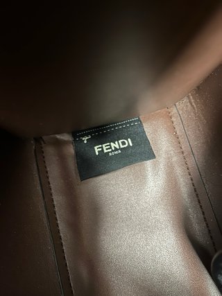 Fendi Peekaboo / handbag nera vintage pelle