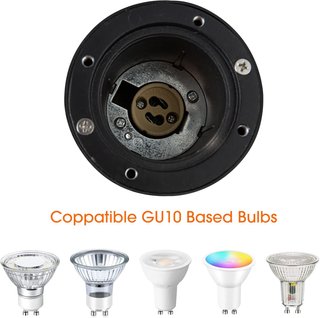 4 Focos Empotrables Suelo GU10 IP67