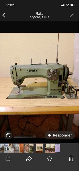 Máquina de coser industrial Refrey