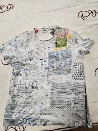 Camiseta Desigual Estampada Multicolor