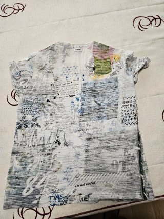 Camiseta Desigual Estampada Multicolor