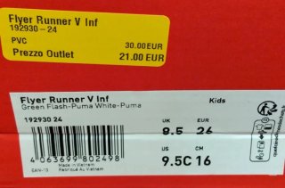 Scarpe Puma Runner V Inf Bambino