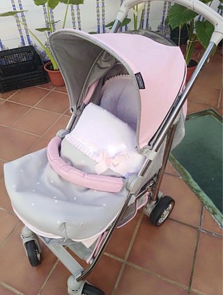 Silleta BebeCar polipiel rosa
