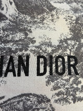 Borsa Dior Book Tote Beige e Nero con Scatola