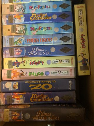 Lote VHS Disney Clásicos (Español)