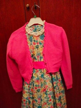 Rebeca o chaqueta rosa niña