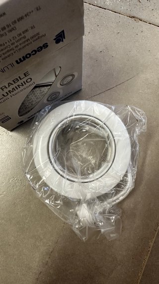 Aro empotrable aluminio Secom