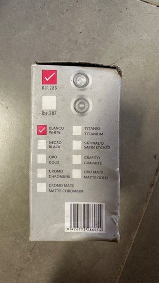 Aro empotrable aluminio Secom