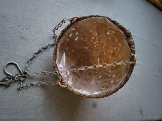 Cachepot em Verga com Corrente