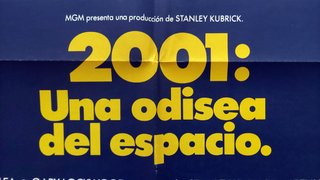 Cartel Original 2001: Una Odisea del Espacio (1968
