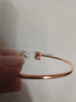 Pulsera Tous Plata 925 Oso y Perla