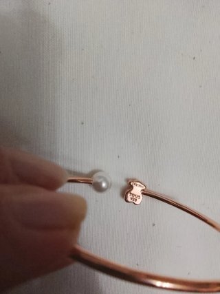 Pulsera Tous Plata 925 Oso y Perla