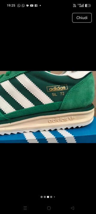 Adidas SL 72 RS Verdi Bianche