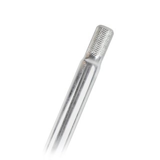 Tija sillín acero 25.4mm x 375mm cromada