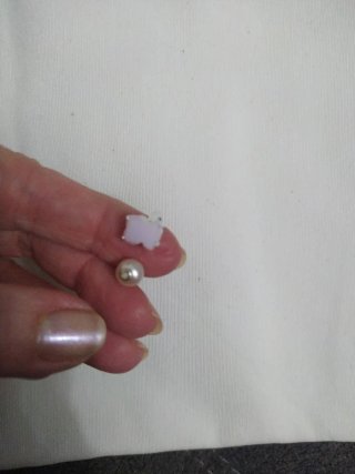 Anillo Tous Oso Rosa y Perla Ajustable