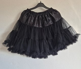 Falda Tutú Tul Negro Fiesta