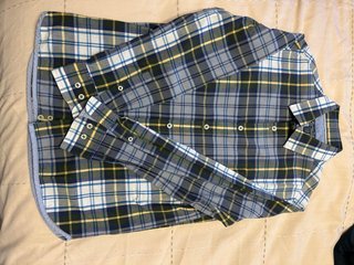Camisa Massimo Dutti cuadros azul y verde